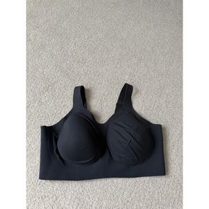 Evelyn & Bobbie The Beyond Bra Women Size XL Black Wireless Adjustable Straps